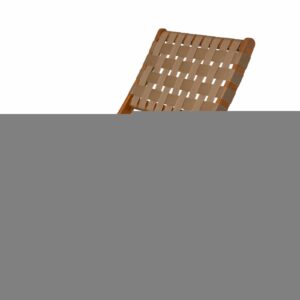 Balkene HomeSava Indoor-Outdoor Folding Chair in Brown Webbing