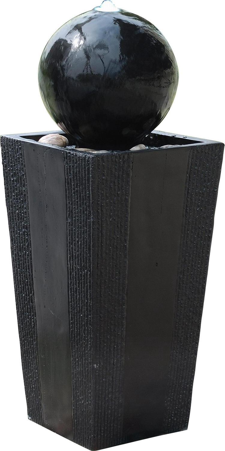 Ball On Stand Fountain With Led Lights