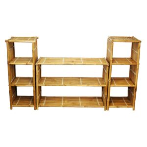 Bamboo54 3 Piece Shelf System Assembly Item