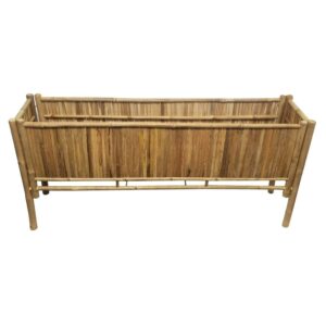 Bamboo54 Raised rectangular bamboo planter