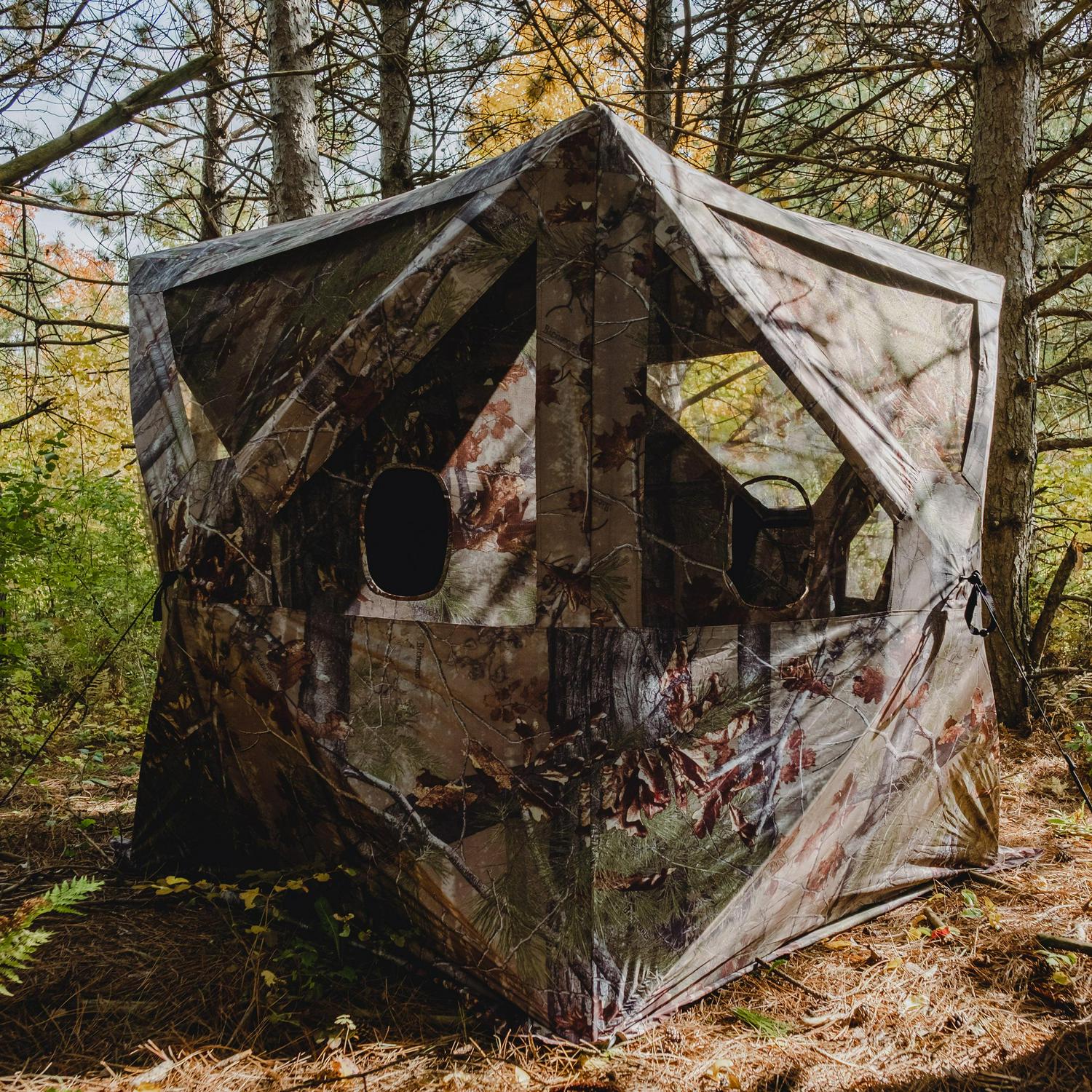 Barronett BlindsA Big Cata c, Portable Hub Blind, 3-Person, BloodtrailA Backwoods, BC350BW - Image 7