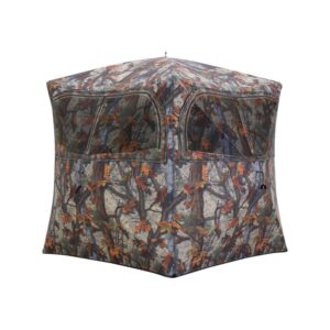 Barronett BlindsA Grounder 250, Portable Hub Blind, 2-Person, BloodtrailA Woodland, GR251BT
