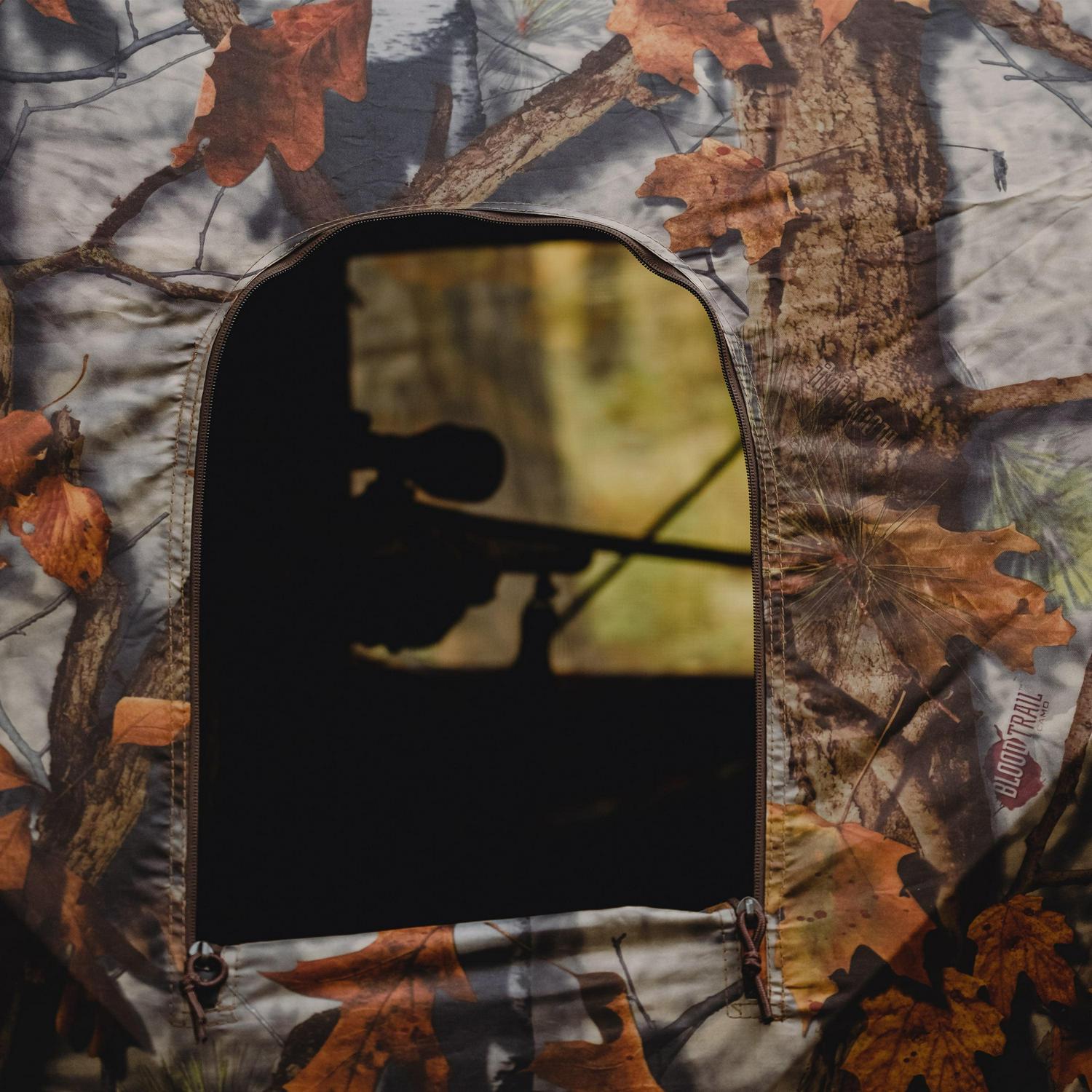 Barronett BlindsA Grounder 250, Portable Hub Blind, 2-Person, BloodtrailA Woodland, GR251BT - Image 5