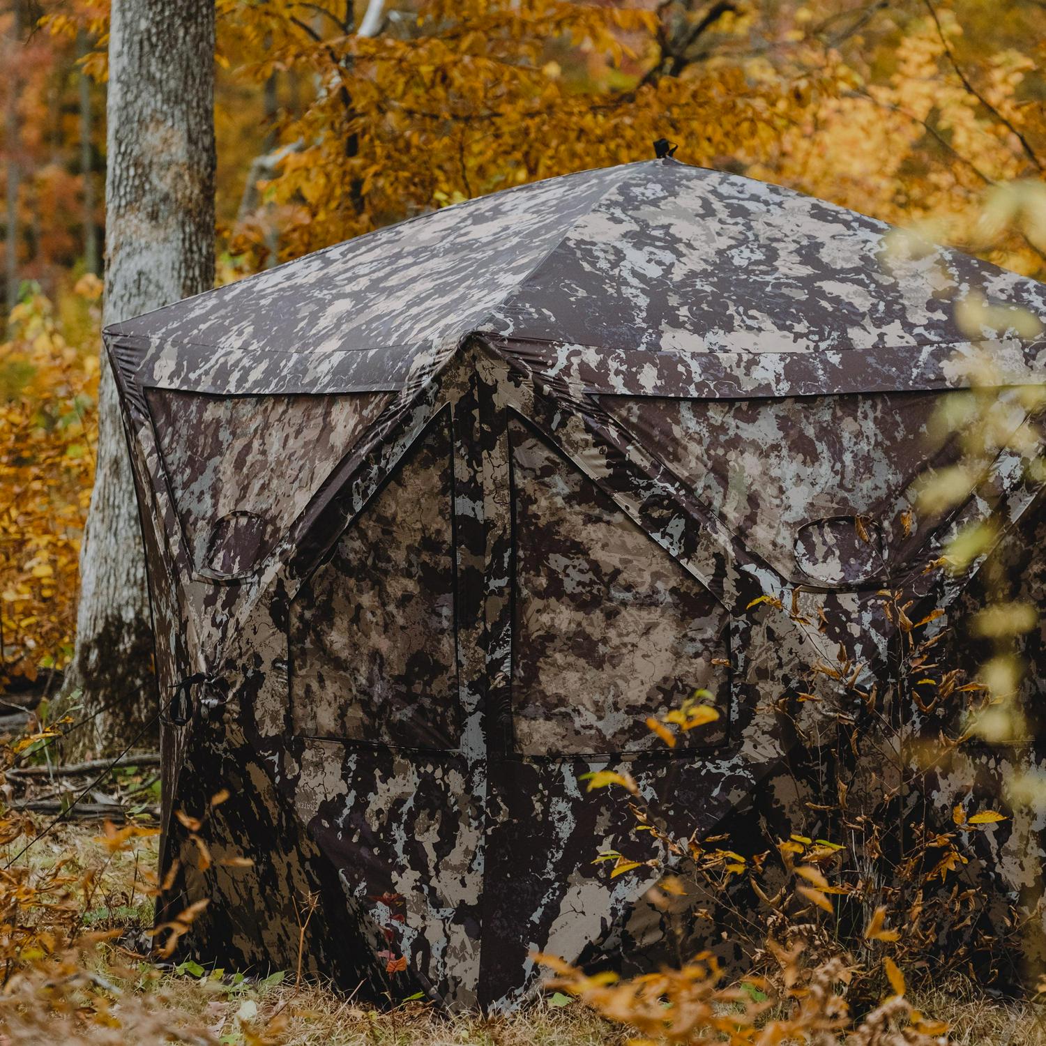 Barronett BlindsA Pentagona c, Portable Hub Blind, 4-Person, Cratera c Core, PT550CC - Image 4