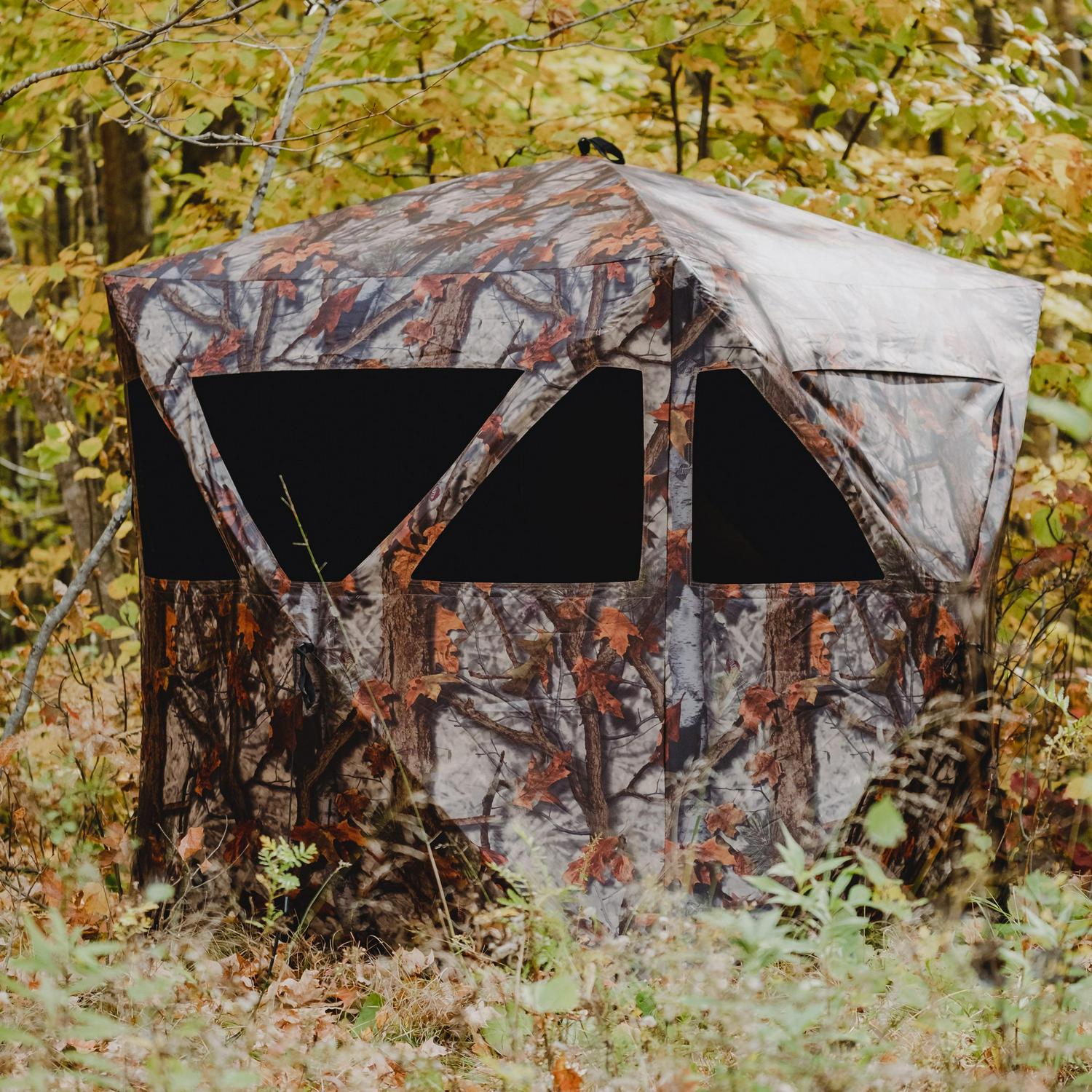 Barronett BlindsA Prowler 200, Portable Hub Blind, 2-Person, BloodtrailA Woodland, PR200BT - Image 7