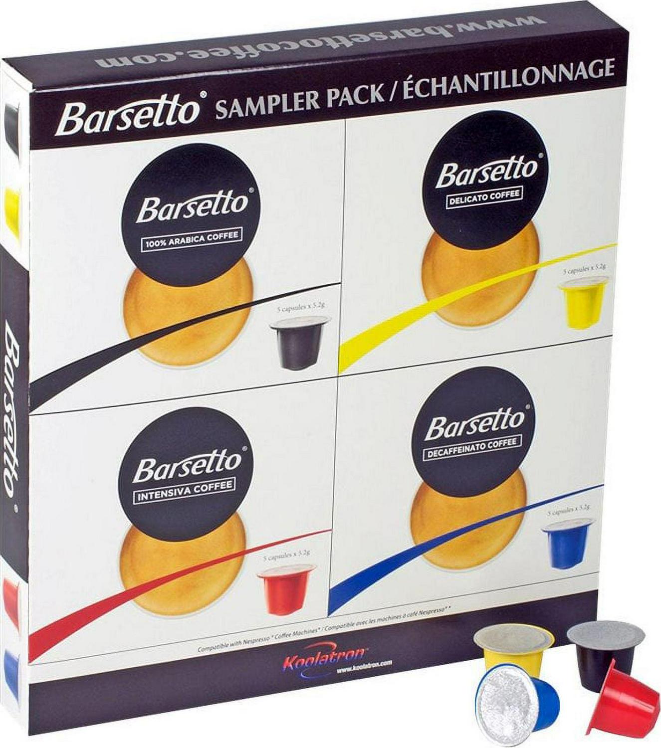 Barsetto Espresso Machine with 20 Capsule Sampler Pack - Image 6