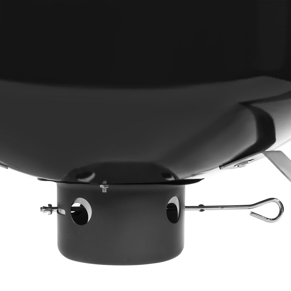 Barton Vertical 18" Charcoal BBQ Smoker w/ Temperature Gauge Grill for Outdoor Cooker - Image 7