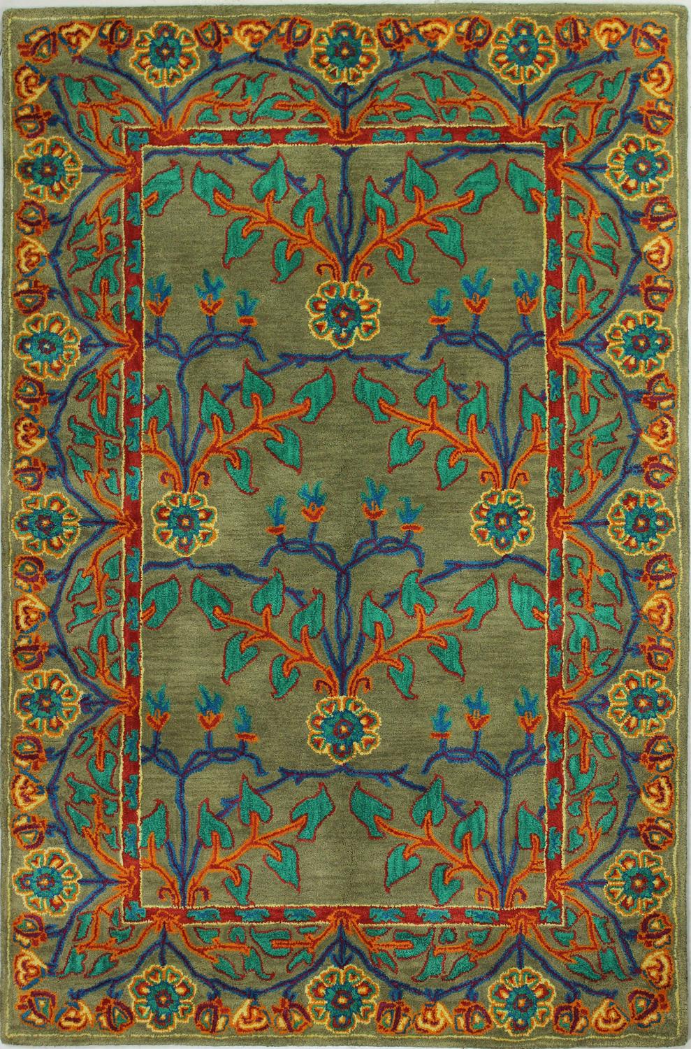 Bashian Elmsford Transitional Floral Area Rug - Image 2