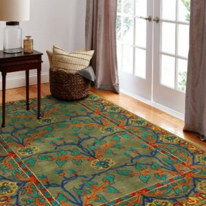 Bashian Elmsford Transitional Floral Area Rug