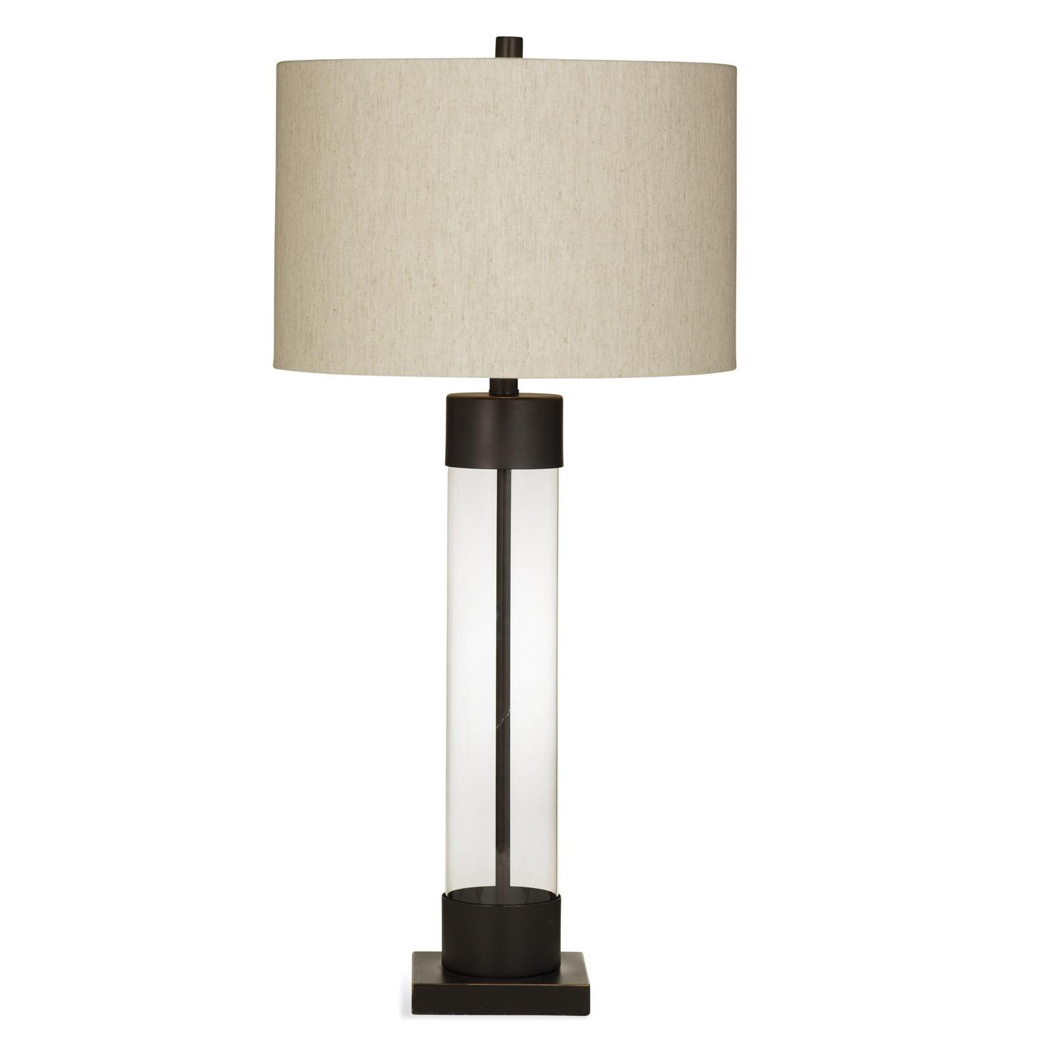 Bassett Mirror Brannan Metal Table Lamp in Bronze - Image 2