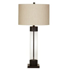 Bassett Mirror Brannan Metal Table Lamp in Bronze