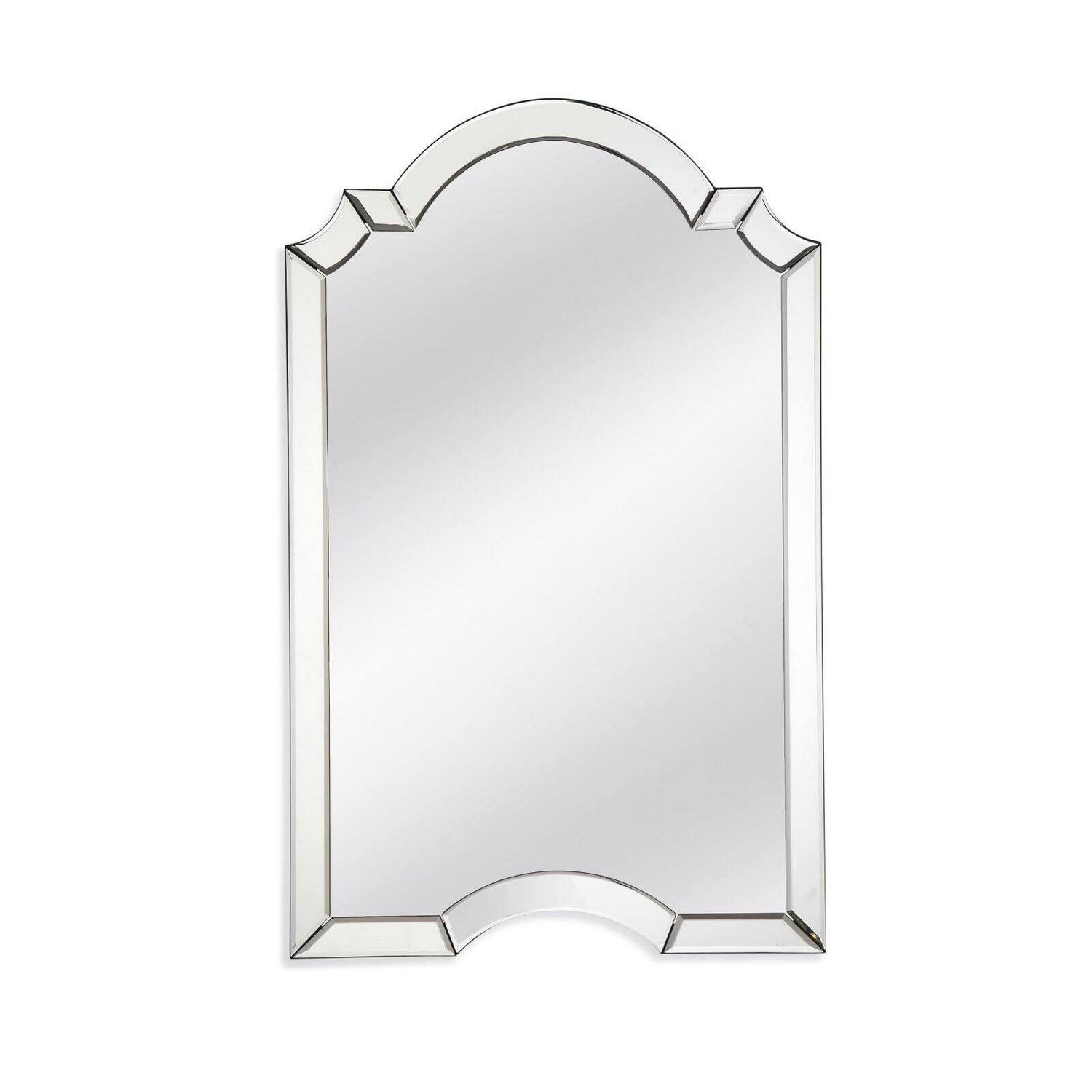 Bassett Mirror Glam Emerson Wall Mirror With Silver Finish M3675EC