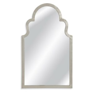 Bassett Mirror Traditional Mina Wall Mirror With Silver Finish M3750EC