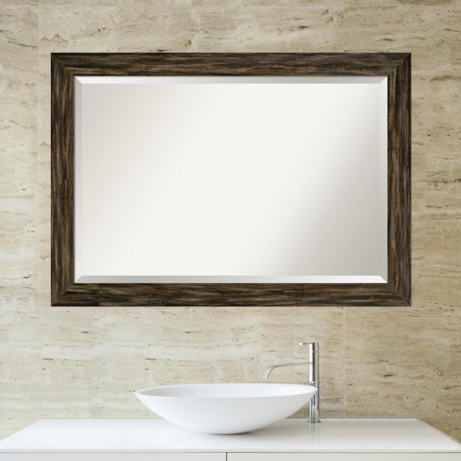 Bathroom Mirror, Fencepost Grey - Image 9