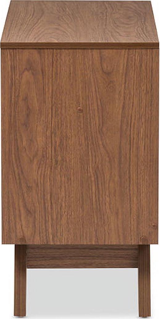 Baxton Studio 10 Gallon Wood Drawer Chests, White and Brown - Image 4