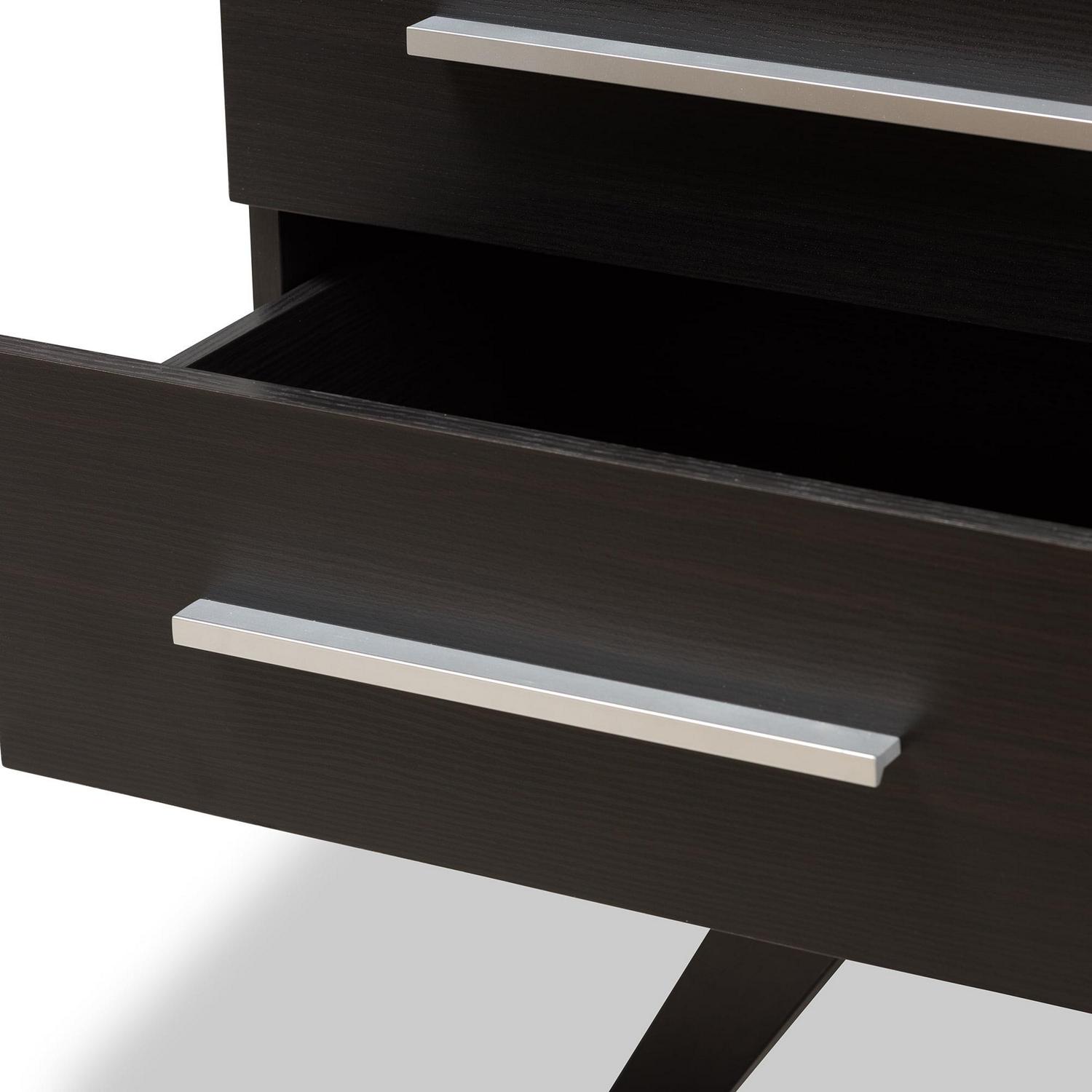 Wholesale Interiors Auburn Mid-Century Espresso 6-Drawer Dresser, 29.88" H x 39.37" W x 15.87" D - Image 7