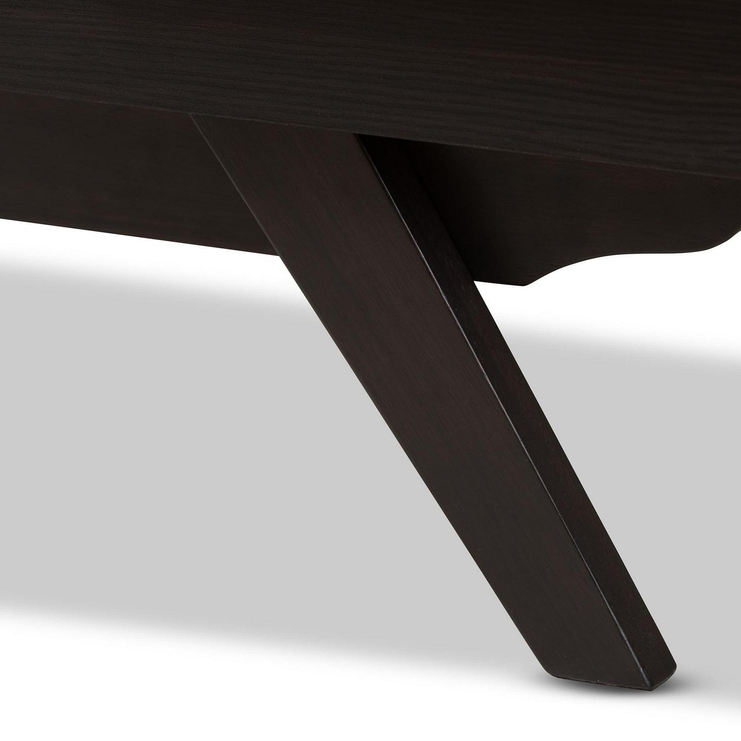 Wholesale Interiors Auburn Mid-Century Espresso 6-Drawer Dresser, 29.88" H x 39.37" W x 15.87" D - Image 5