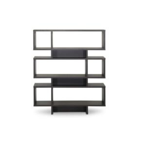 Baxton Studio Cassidy 6-Level Dark Brown Modern Bookshelf