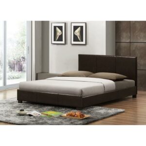 Baxton Studio Pless Upholstered Platform Bed, Multiple Sizes