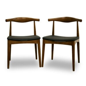 Accent Dining Chair in Walnut (Set of 2)