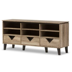 Baxton Studio Wales Modern And Contemporary TV Stand in Light Brown