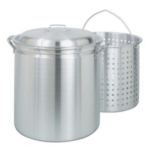 Bayou Classic Steam Boil Aluminum Stockpot with Basket