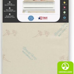 BeautySleep SlumberTime Naturally 5.5" Dual Sided Crib & Toddler Mattress - Soy Foam Core