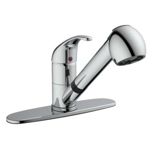 Belanger EBY77CCP Single Handle Pull-Out Kitchen Faucet, Polished Chrome