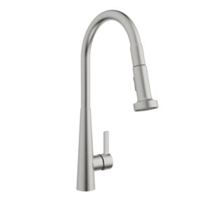 Belanger SIN78CSS Single Handle Pull-Down Kitchen Faucet with Zero-Weight and AutoRetrac Technology, Stainless Steel