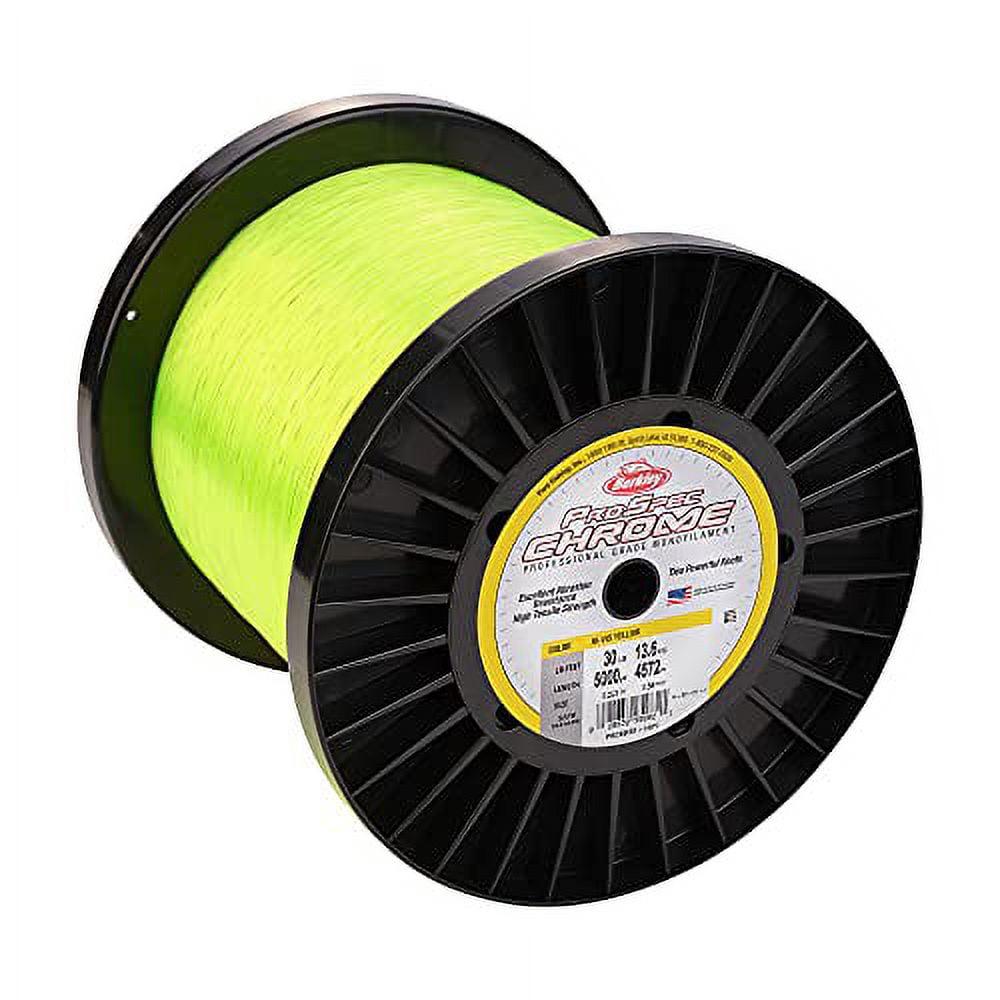 Berkley ProSpec® Chrome Monofilament Fishing Line, Hi-Vis Yellow, 60 lb Test Strength, 4750 yd - Image 4
