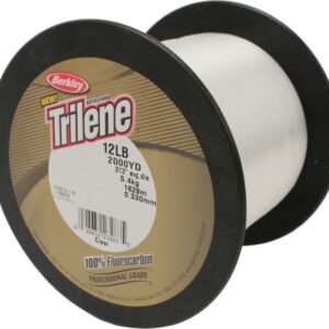 Berkley Trilene® 100% Fluorocarbon Fishing Line, Clear, 12 lb Test Strength, 2000 yd