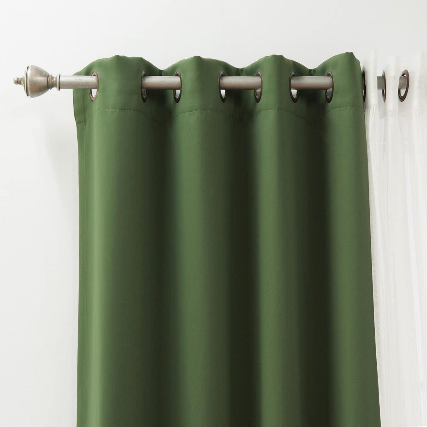 Best Home Fashion Mix &Amp; Match Tulle Sheer Lace Blackout Curtain - Set Of 4 - Image 3