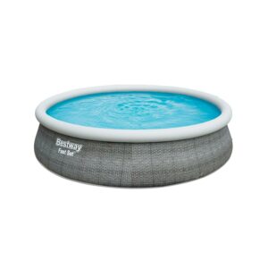 Bestway 15' Circle 42" Deep Metal-Walled Above Ground Swimming Pool