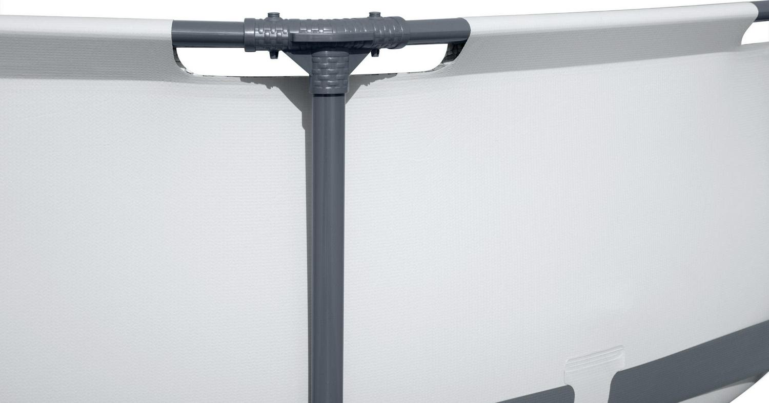 Bestway 12' x 30" Steel Pro Round Frame Above Ground Pool Set with Filter Pump - Image 7