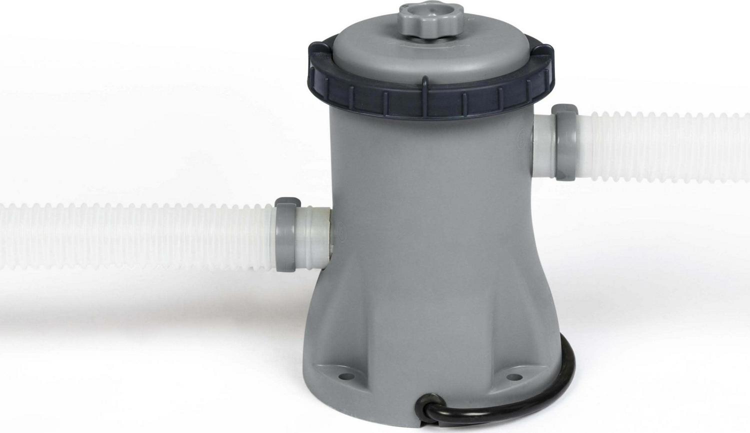 Bestway 12' x 30" Steel Pro Round Frame Above Ground Pool Set with Filter Pump - Image 9