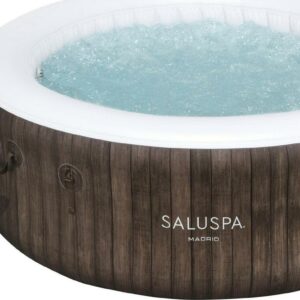 Bestway SaluSpa 71 in. x 26 in. Madrid 177 Gal Inflatable Hot Tub, 104E F Max Temperature