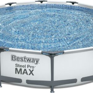 Bestway Steel Pro Max Swimming Pool Set with 330 GPH Filter Pump, 12' x 30"