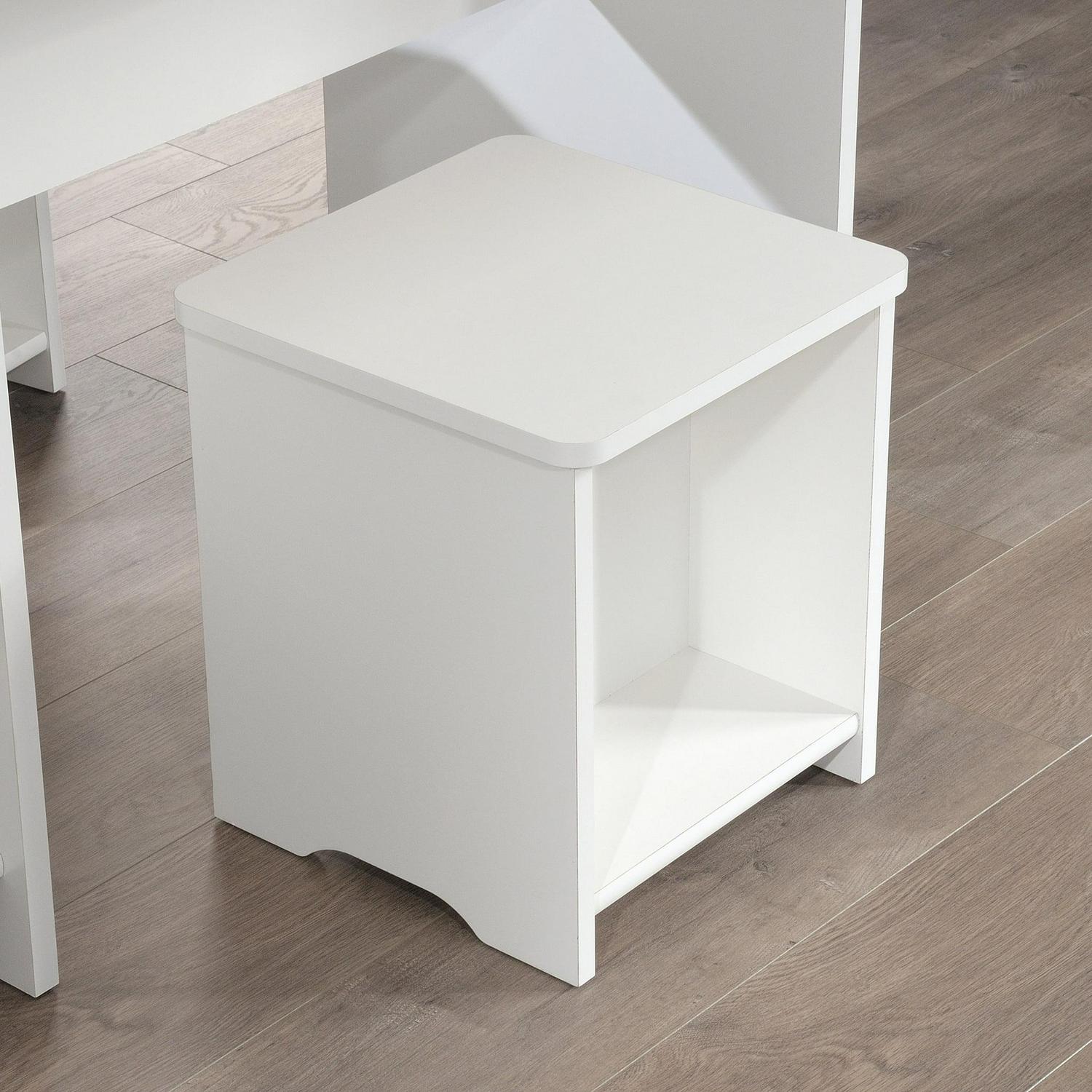 Better Homes & Gardens Cartwheel Activity Table with Chalkboard, White Finish - Image 12