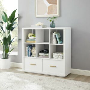 Better Homes & Gardens Steele 6 Cube Storage Bookcase, White Finish