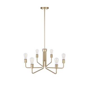 Better Homes & Gardens 6 Lights Chandelier,Burnished Brass Finish,Bulbs Not Included