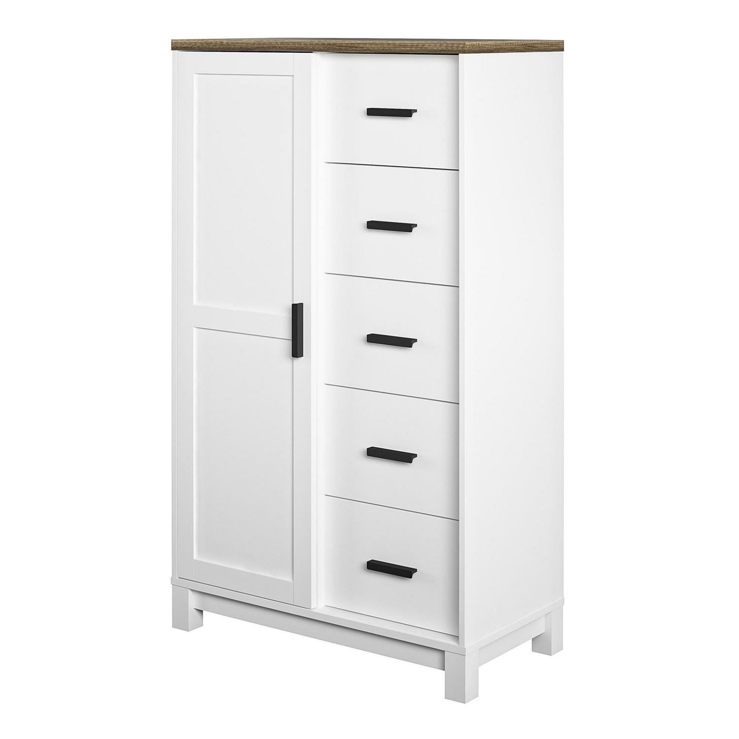 Better Homes & Gardens Langley Bay Gentleman's Chest, White - Image 6