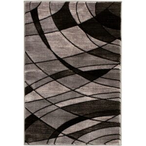 Better Homes & Gardens Abstract Indoor Area Rug, Gray, 5'x7'