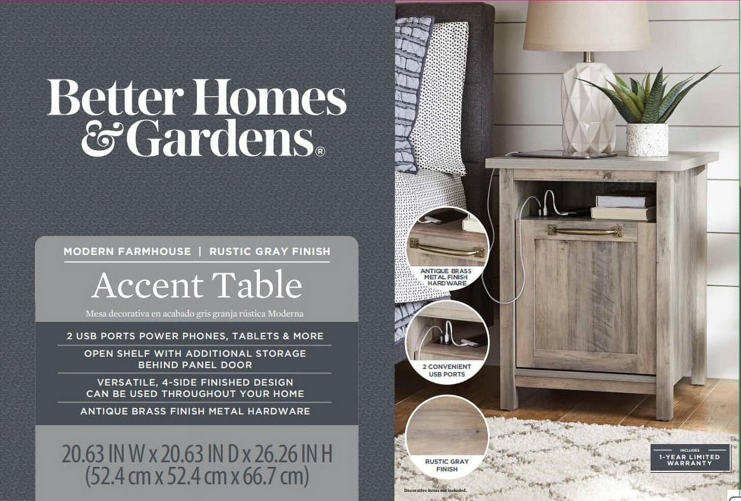 Better Homes & Gardens Modern Farmhouse USB Nightstand, Rustic Gray - Image 17