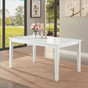 Better Homes & Gardens Bankston Dining Table, White