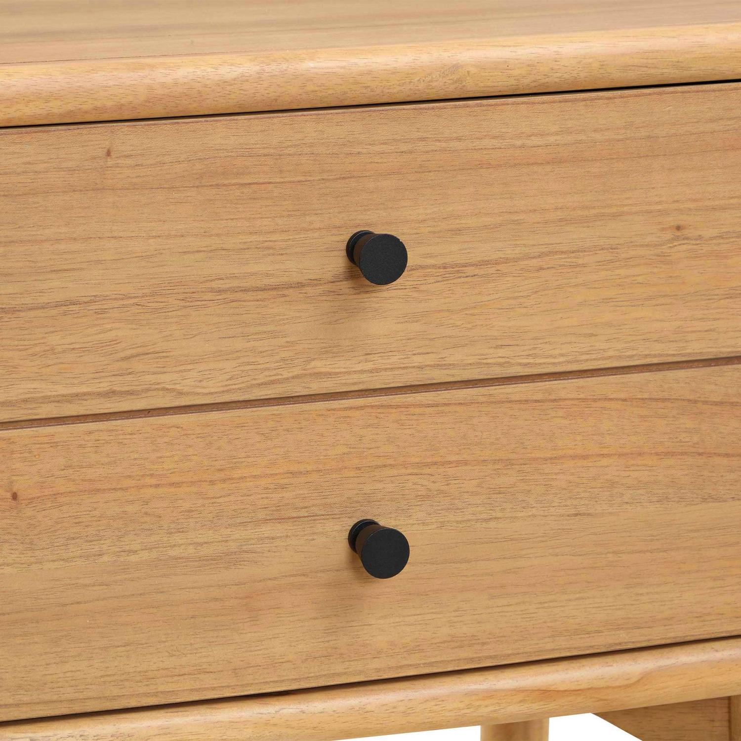 Better Homes & Gardens Bristol Nightstand with Solid Wood Frame, Natural Oak finish, by Dave & Jenny Marrs - Image 6