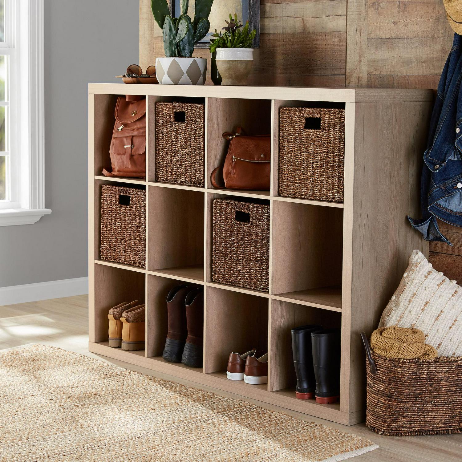 Better Homes & Gardens 12-Cube Storage Organizer, Natural - Image 2
