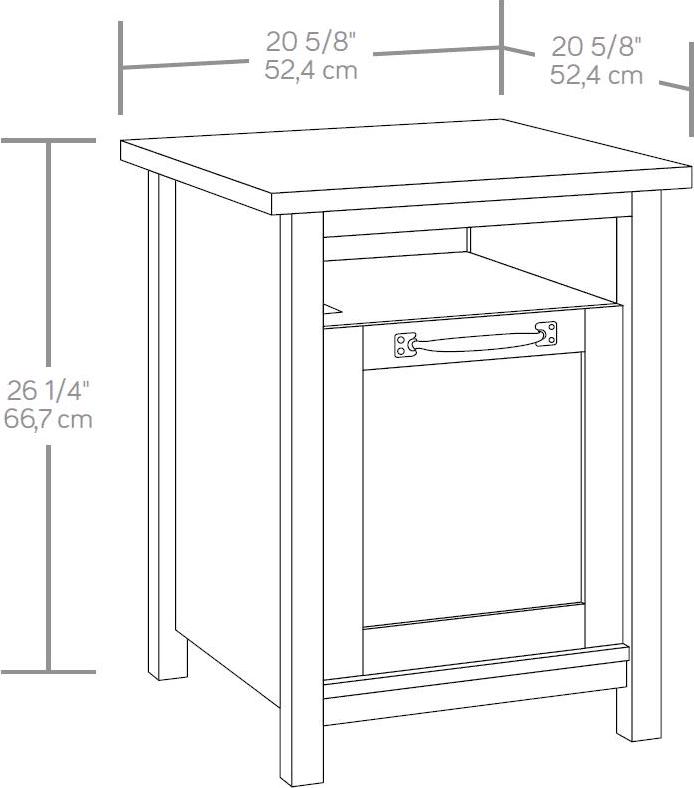 Better Homes & Gardens Modern Farmhouse USB Nightstand, Rustic Gray - Image 10