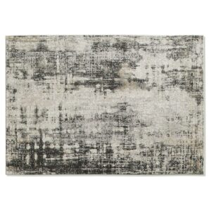 Better Homes & Gardens Modern Tufted Grey Abstract Area Rug, 8' x 10'