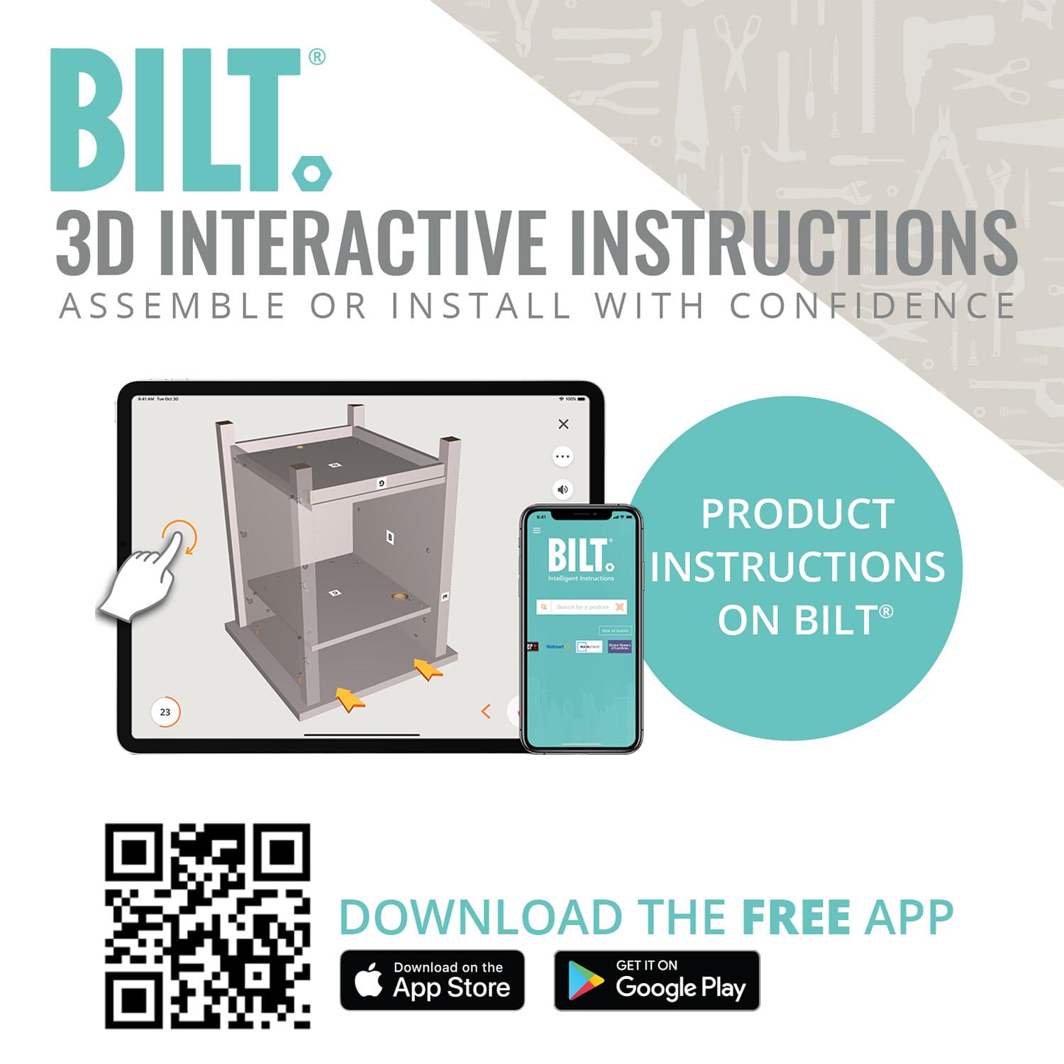 Better Homes & Gardens Modern Farmhouse USB Nightstand, Rustic Gray - Image 7