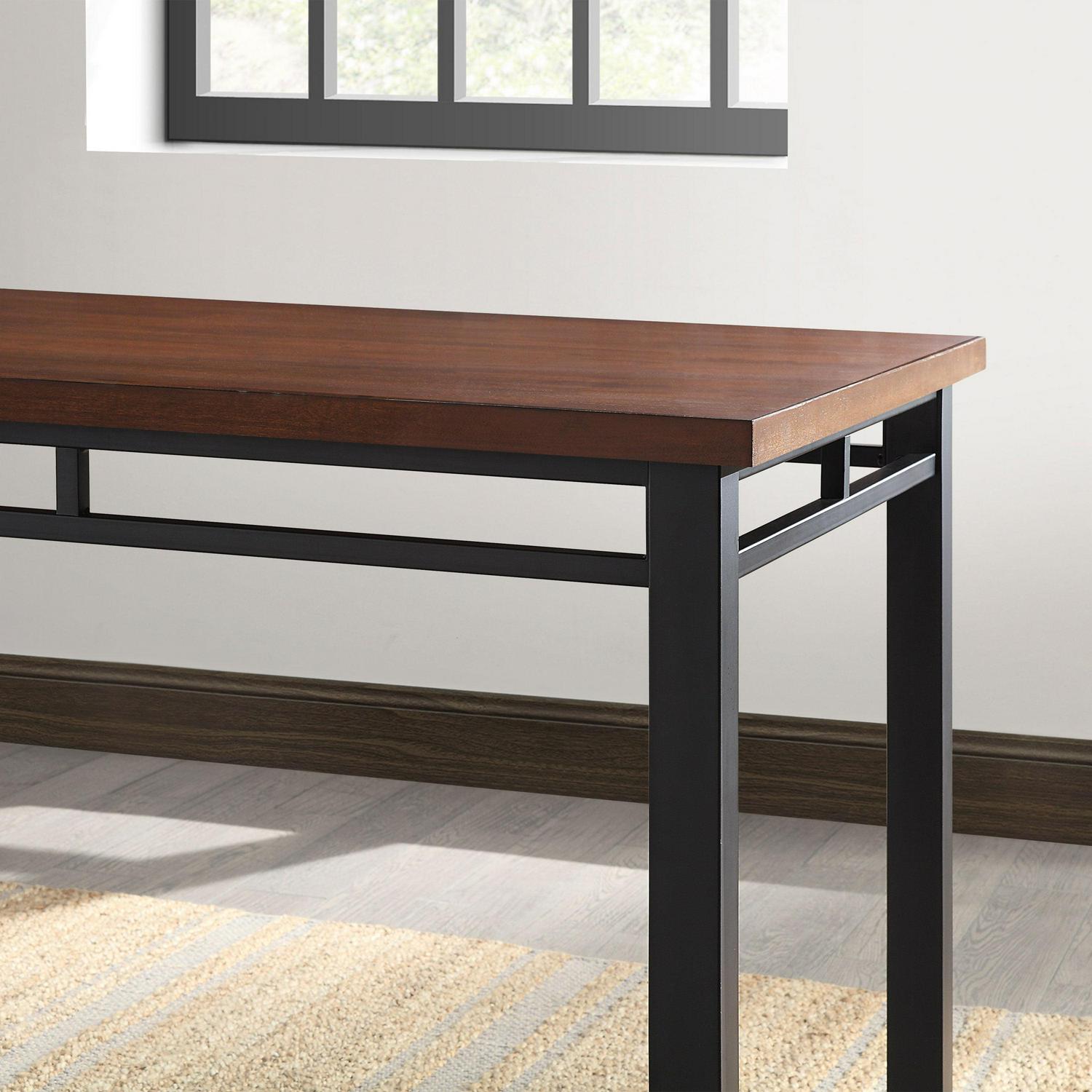 Better Homes & Gardens Austen Dining Table, Vintage Oak Finish - Image 4